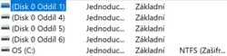 Správa disku