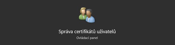 Certifikáty v operačním systému Windows 11