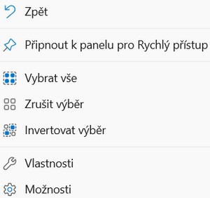 Nabídka průzkumník