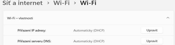 Odstraňování problémů s Wi-Fi na Windows 11