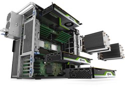 Dell Precision 7920 otevřený