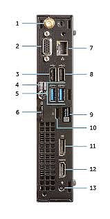 Dell Optiplex 7070 Micro zezadu