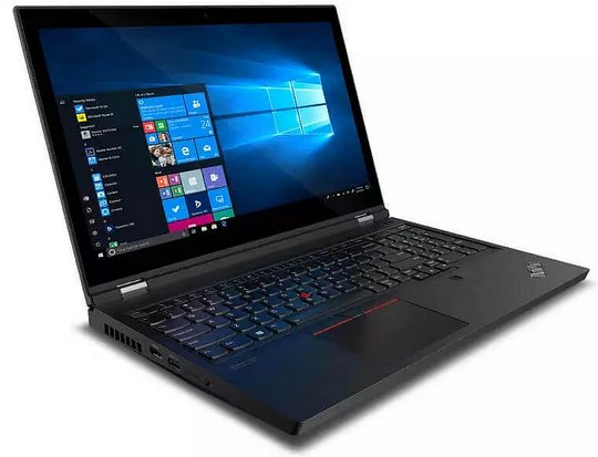 Lenovo ThinkPad P15 Gen 1 otevřený