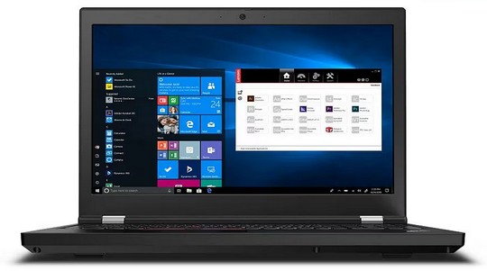 Lenovo ThinkPad P15 Gen 1 zepředu