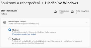 Hledání ve Windows