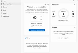 Hodiny Soustředění