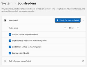 Systém Soustředění
